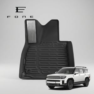 TPE카매트 3D 풀커버 자동차 발매트 디올뉴 팰리세이드 LX3, 1+2열, 9인승, 블랙