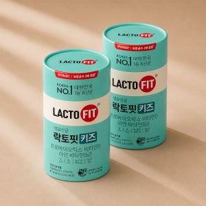 종근당건강 락토핏 생유산균 키즈 2g 60포 2개