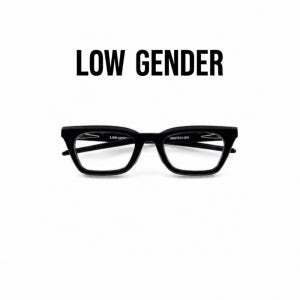 로우젠더 스내치05 LOW GENDER snatch05 블랙 스퀘어 두꺼운 뿔테 안경