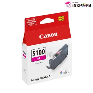 캐논 PFI-5100M 정품잉크 빨강 Magenta PRO-310