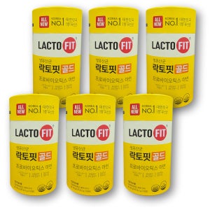 락토핏 유산균 골드 종근당 락토핏 생유산균 프로바이오틱스 40억 CFU 50포, 6개