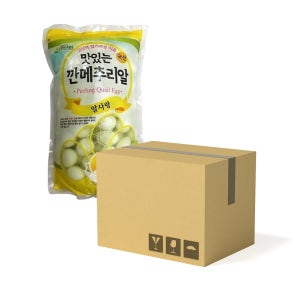 알사랑 깐 메추리알 1box (1kg x 10개)