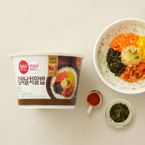 햇반 컵반 김치날치알밥, 188g, 24개