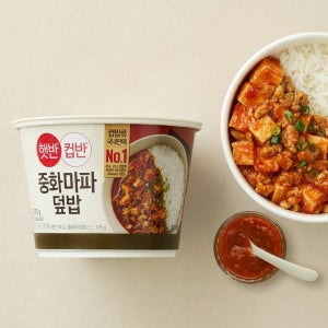햇반 컵반 중화마파덮밥, 275g, 24개