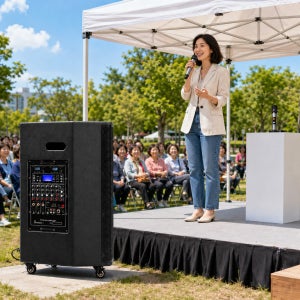 ISB XETEC 8520 DAC/DSP1000W 이동식앰프 올인원스피커 배성오디오