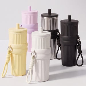 르엘 캔디팝 팝업 빨대 대용량 보온 보냉 세라믹 텀블러 750ml
