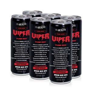 삼대오백 바이퍼 에너지 무카페인 헬스부스터 제로슈거 레드 베리, 355ml, 6개