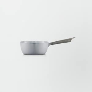 버미큘라 유키하라 편수 냄비 주물 법랑 한손 냄비 IH 인덕션 대응 16cm, 그레이