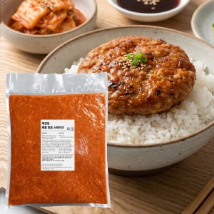 육연당 한돈 떡갈비 함박스테이크용 생반죽 매운맛, 5kg, 1개