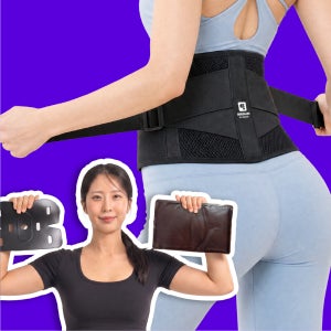 온냉 찜질 허리디스크 수술후 보호 보조기 밴드