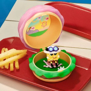 팝마트 네모바지 스폰지밥 게살버거 맛집 시리즈 피규어 가챠