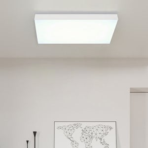 렉스 바리솔 엣지솔 정사각 LED 국내제작 천장밀착형 50W, 4000K 주백색, 512X512
