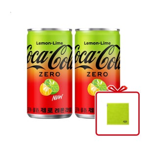코카-콜라 제로 레몬라임 CAN 190ml 30개 + 코크 핸드타올 (옵션선택)
