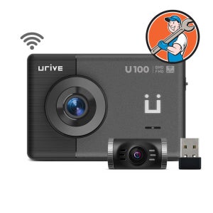 [26년 동글포함] 유라이브 U100 와이파이 QHD 2채널 블랙박스 32GB, 설치비포함