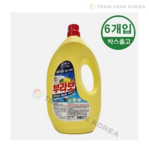 애경 항균 부라보 주방세제 2kg x 6개입 [BOX]