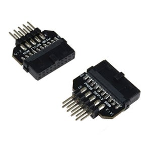 메인보드내부 USB3.0 20핀 to 9핀 변환핀헤더젠더 2개