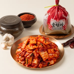 [새벽배송] 운림가 55년전통 국산 썰은 배추 맛김치 1.5kg