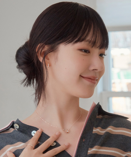 [STONEHENGE] 14K 원터치 귀걸이 U0044