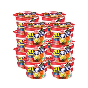오뚜기 진비빔면 컵라면 134g 12개