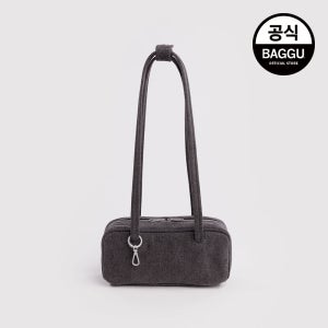 BAGGU 바쿠 스몰 데님 보울러 백 워시드 블랙 데님