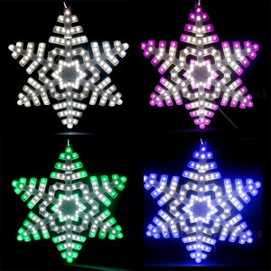 LED 눈결정 트리 S350 크리스마스 눈꽃조명