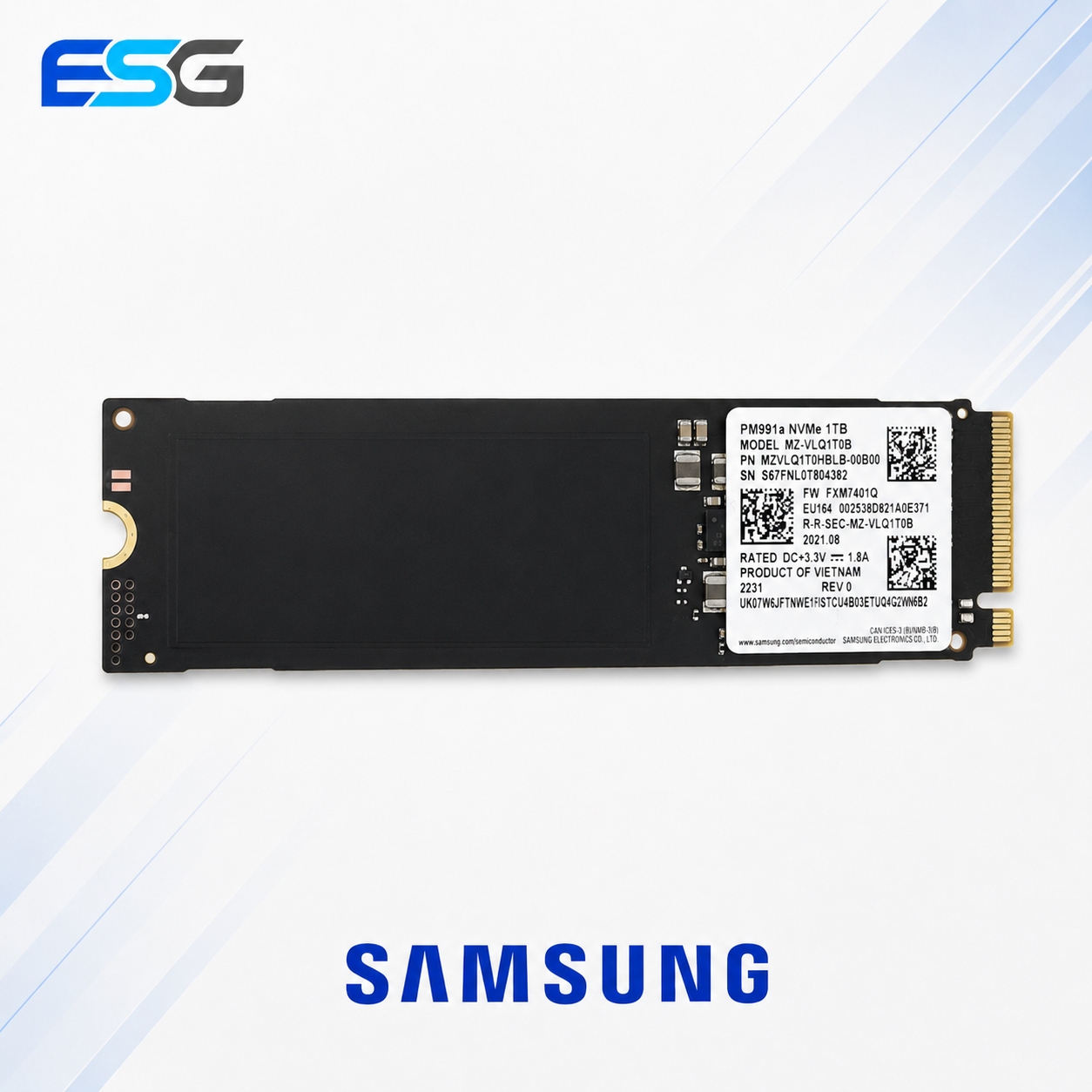 삼성 PM991 PM991a NVMe M.2 SSD 1TB 2280 노트북 데스크탑용