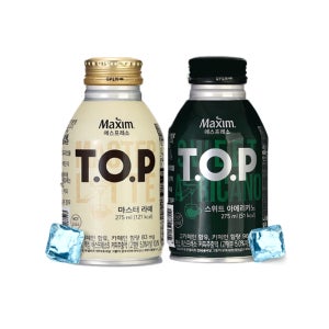 TOP 캔커피 티오피 마스터라떼 스위트 아메리카노 275ml 48캔 (24캔씩 2박스)