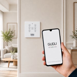 GUGU 스마트 무선 터치 스위치 어플 앱 IoT 원격 제어 전등 조명 리모컨 1채널