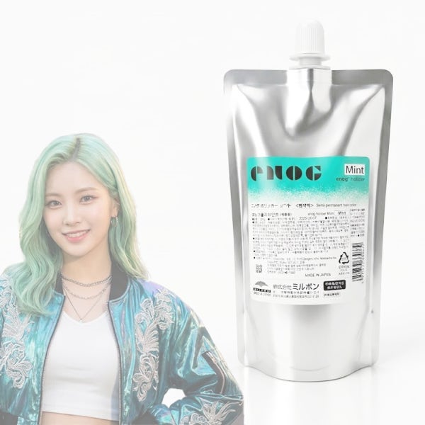 밀본 홀리커 민트 400g Mint 헤어매니큐어 염기성컬러