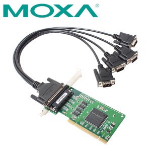 MOXA 4포트 PCI 시리얼카드(슬림PC겸용) CP-104UL-DB9M