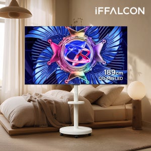 [무빙스탠드 세트] TCL 아이팔콘 75U95A 4K QD-Mini LED 189cm(75인치) 구글 TV 기사방문설치