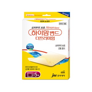 JW중외제약 하이맘밴드 더프리미엄 잘라쓰는타입 10x10cm 5매 x 1개