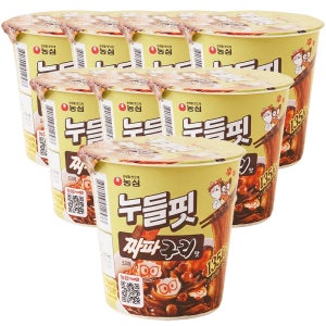 농심 누들핏 짜파구리, 41.5g, 8개