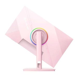 픽셀아트 AURORA PAQ2712CM 핑크 QHD IPS 리얼 120 멀티스탠드 무결점