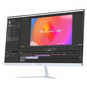 비트엠 Newsync X248F IPS 베젤리스 HDR 화이트