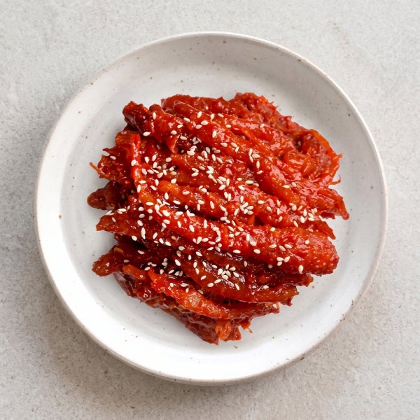 1+1 더덕무침 500g 총 1kg, 더덕고추장무침 밥도둑 업소용 천년의반찬