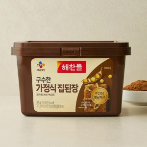 해찬들 구수한 집된장 3kg, 4개