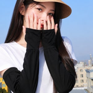 듀라맥스 헐렁한 팔토시 쿨토시 루즈핏 자외선차단 냉감소재 아이스원단 손등 가리개