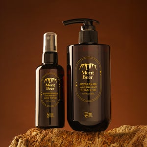 몽트비어 맥주효모 양조장 탈모 샴푸 300ml 두피영양제 100ml 세트