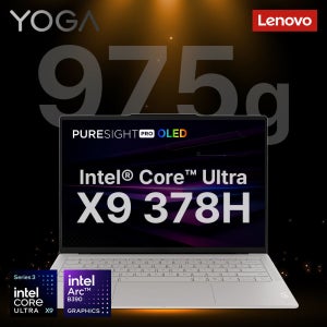 레노버 노트북 요가슬림 7i 울트라 팬서레이크 X9 378H 32GB 1TB 83QK009BKR