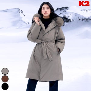 K2 구스다운 GOLDEN K95 에끌레어 COAT FOX 여성