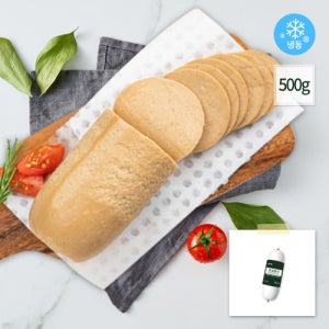 비건 햄 콩살들이 콩햄 콩고기 대체육 채식 식물성 단백질 베지푸드 500g, 3개