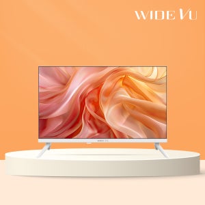 와이드뷰 QLED 60cm(24인치) FHD TV 화이트색상 구글 스마트 티비 GTWV240FHDQDC