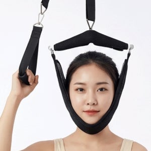 목견인 치료기 뒷목 통증 목 고정 지지대 가정용 거북목 견인기