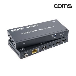 HDMI KVM 연장 리피터 150M HDBaseT 지원 4K 60Hz 랜선 원격 마우스제어