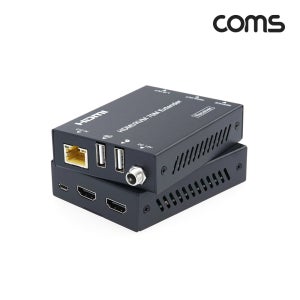 HDMI KVM 연장 리피터 70M 울트라HD 4K 랜선 증폭기 관제실 서버 PC 제어