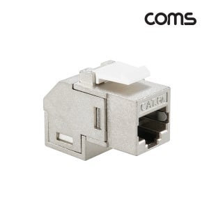 CAT6A 키스톤잭 아연도금 90도 꺾임 차폐형 Shielded 8P8C 벽면 모듈러랜포트