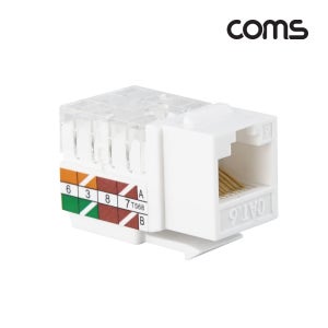 CAT6 키스톤잭 비차폐형 Unshielded 8P8C 벽면 모듈러 랜포트 월플레이트