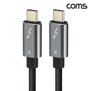 썬더볼트4 CtoC 케이블 1M 40Gbps 100W PD 고속충전 8K 모니터 연결