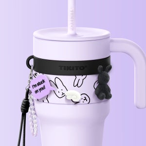 티키토 스위치 대용량 텀블러 버니 앤 크림 에디션 650ml, 라벤더